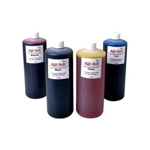 Tinta AQX tech calidad Premium HP x 1litro - AMARILLO