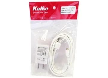 Cargador Rápido Celular Kolke + Cable Usb a microUSB
