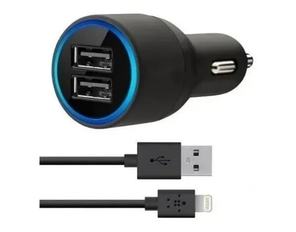 Cargador noganet car USB2.o doble 3.1A c/ cable