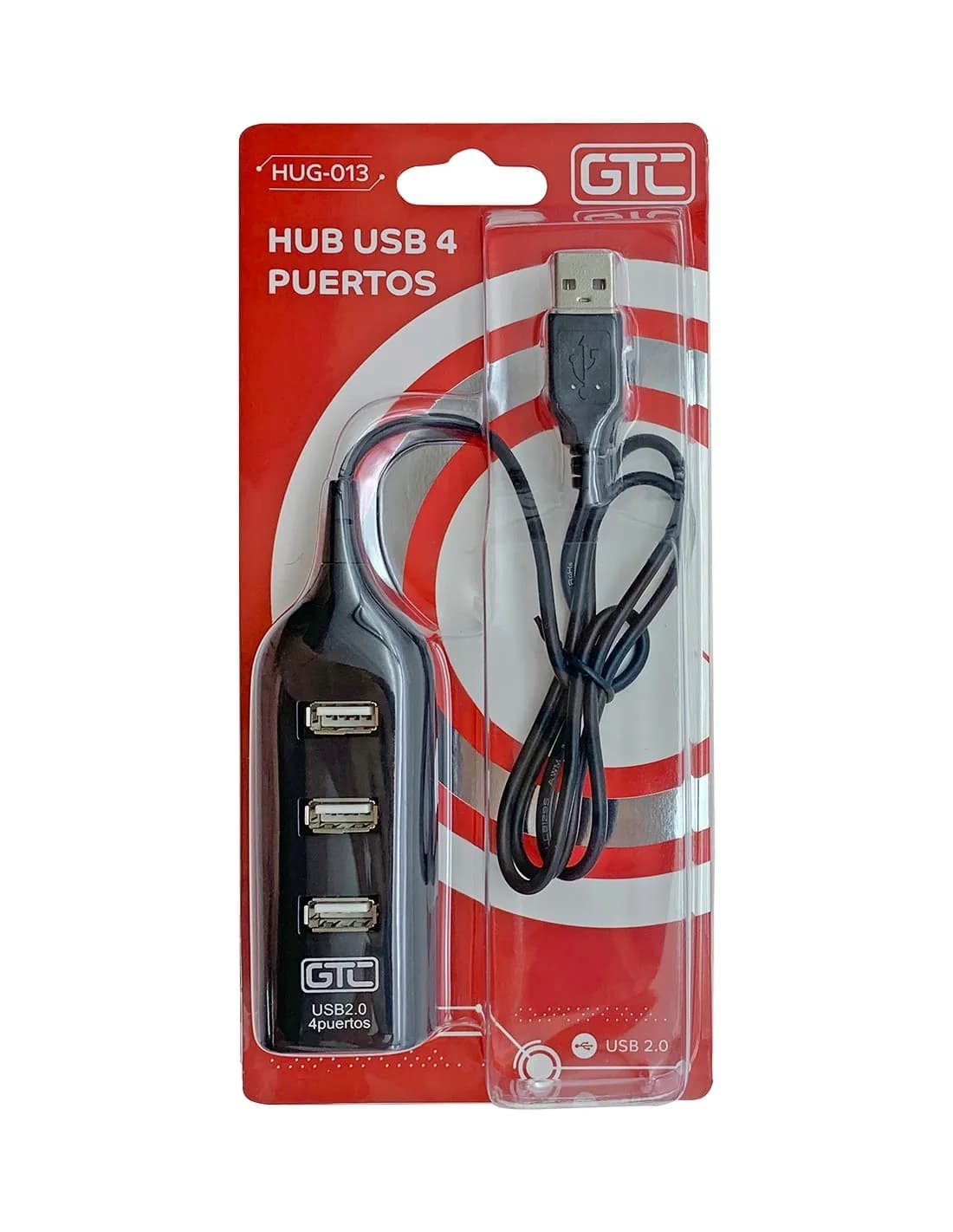 Hub GTC 4 Puertos Usb 2.0