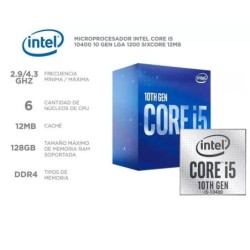 CPU INTEL CORE I5-10400T 2.90GHZ